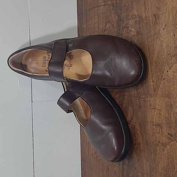 Finn Comfort Women's Stanford Mary Jane Clogs- Nappaseda Schwarz